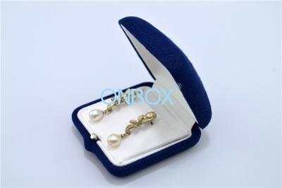 China Personalized Jewelry Packaging Boxes For Lady Earrings With Removable Insert Pad , OEM ODM Service for sale