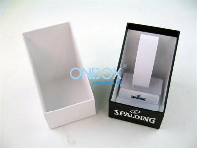 China Caixa de empacotamento personalizada do relógio do papel de impressão com suporte de exposição plástico do relógio à venda