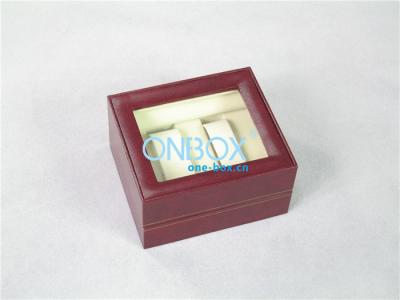 Chine Boîte de présentation de papier en similicuir de montre à vendre