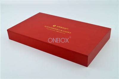 China Square Metal Gold Coin Display Box With Customized Insert Red Color for sale