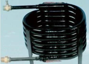 China Anti-refrigerent Copper Coaxial Heat Exchanger For A/C Chiller Aquarium for sale
