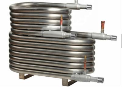 China 10m3/h Coaxial Heat Exchanger For Food / Beverage Factory for sale