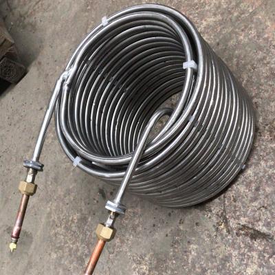 China Immersion Coiled Tube Heat Exchanger Wort Chiller Stainless Steel for sale