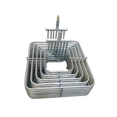 China Heat Transfer Pure Titanium Coaxial Heat Exchanger Condenser Coil for sale