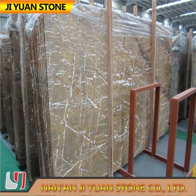China Rain Forest Brown Marble Stone Slab Rain Forest Cafe Marble Tiles Slab For Flooring for sale