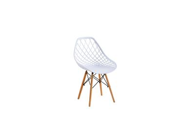 China America Eames Dining Chair Casual Fashion Hollow Plastic Backrest For Meeting for sale