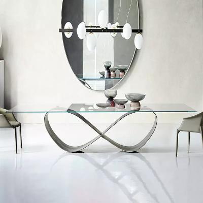 中国 贅沢なイタリアの食堂の家具の長方形の反対の高さのダイニング テーブル 販売のため