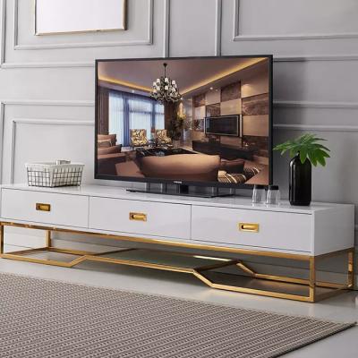 China High Gloss Metal Frame TV Cabinet 200 x 45 x 45cm Plasma Medium Modern TV Unit Cabinet for sale