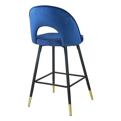 China Modern Metal Nordic Velvet Dining Chairs Restaurant Furniture for sale