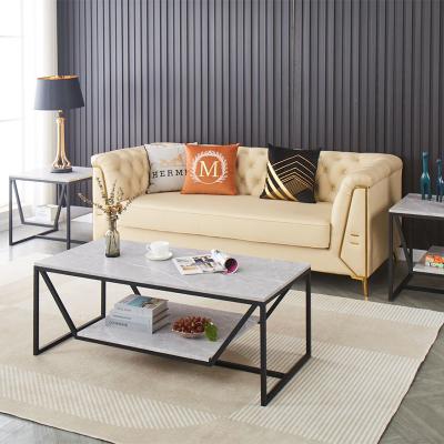 China OEM Newly Designed Luxury Stainless Steel Coffee Table Living Room Furniture for sale