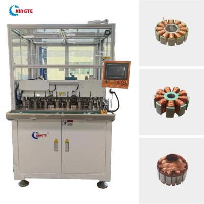 Chine 6 fuseaux machine de remontage de bobine à stator entièrement automatique avec contrôle PLC à vendre