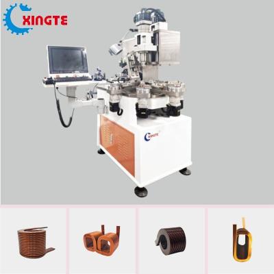China XT-FWY001 Automatic Horizontal Flat Coil Winder Flat Wire Edge Winding Machine for sale