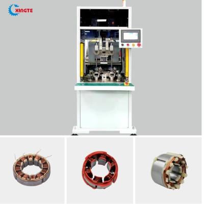 China Dual Station Fully Automatic Needle Winding Machine Motor Stator Winding Equipment for sale