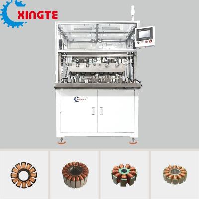 China 6 Working Station Automatic Flyer Stator Winding Machine For Electric Motor XT-BL06 for sale