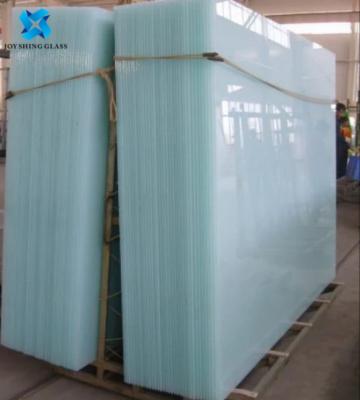 China Flat Curved Laminated Glass Low E Coating For Balustrade Handrail Railing for sale