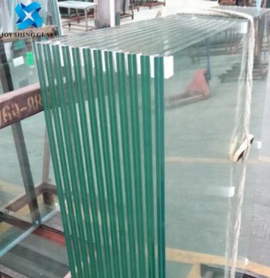 China Customized 0.76mm Ultra Clear PVB Laminated Glass Awning for sale