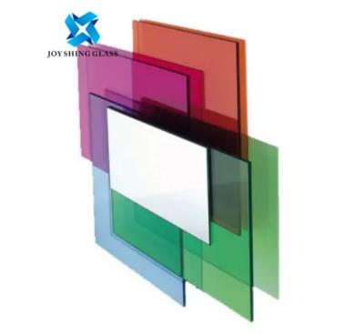 China Insulating Reflective Colored Laminated Glass For Houses / Shops for sale