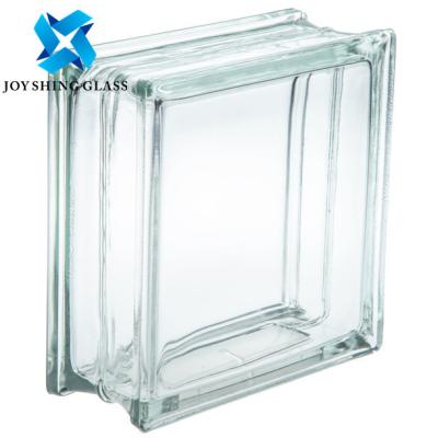 China Tijolo decorativo contínuo Crystal Material Customized Shapes do bloco de vidro à venda