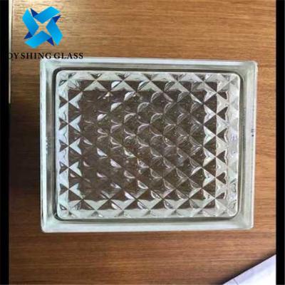 China Hollow Glass Block Brick Sound Insulation For Building Wall for sale