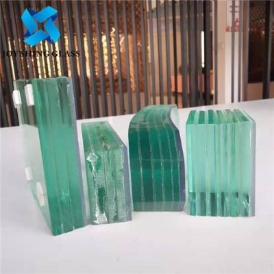 China Vidrio resistente balístico claro, vidrio laminado a prueba de balas para cubrir el panel en venta