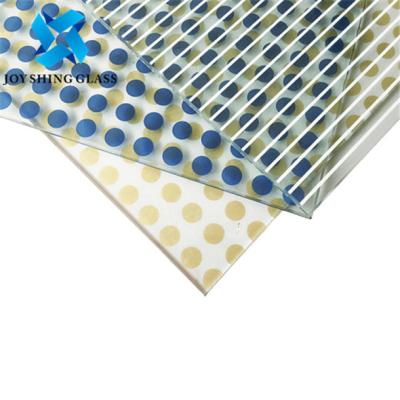 China Flat Screen Printing Glass 3mm to 19mm Thick Silk Screen Pattern Glass for sale
