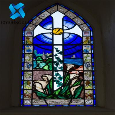 China Architectural Church Stained Glass Customized size Patterned Window Glass 5mm-22mm for sale
