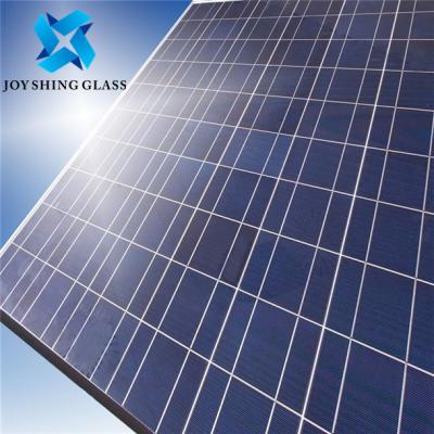 China 3.2mm Tempered Patterned Glass , AR Solar Photovoltaic Glass For Buildings for sale
