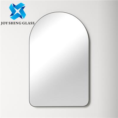 China Decorative Vanity Silver Mirror Glass Customized Size OEM / ODM Accept for sale