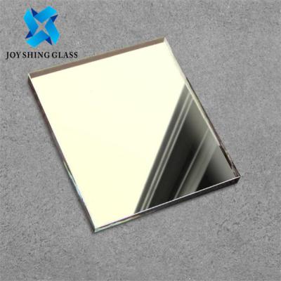 China Gold Coloured Mirror Glass Sheets Customize Size For Hotel / Apartment for sale