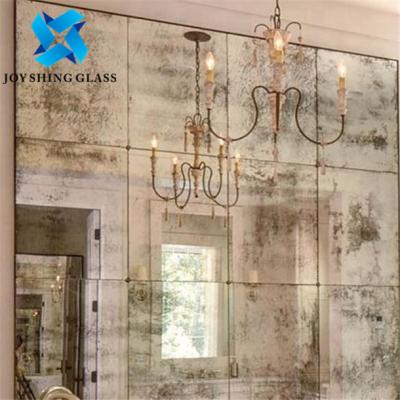 China Custom Mirror Glass Sheet 3mm - 8mm,Large Antique Wall Mirror For Hotel for sale