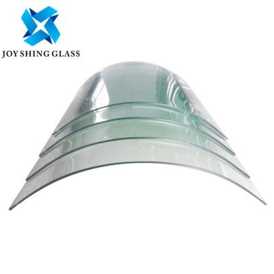 China Architectural Tempered Glass 5mm 6mm 8mm 10mm Bent Safety Toughened Glass for sale