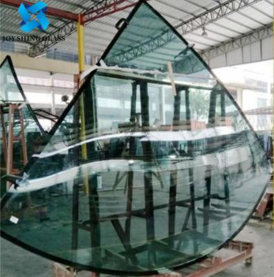 Китай Изготовленное на заказ изогнутое закаленное стекло 6mm ужесточало прокатанные стеклянные панели продается