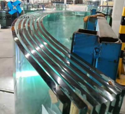 China Toughened Curved Glass,Bending Tempered Glass For Construction for sale