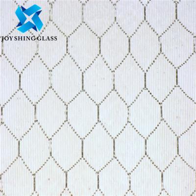 China Metal Mesh Laminated Float Glass 1mm-19mm Soundproof UV Protection for sale