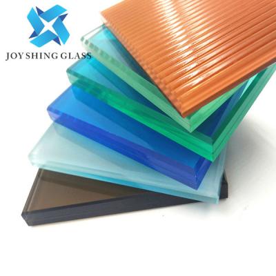 China 6.38mm Laminated Glass, Sound Insulation Tinted Laminated Glass for sale