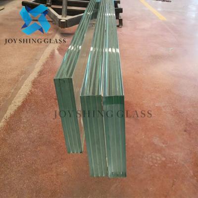 China PVB Laminated Safety Glass 0.76mm Clear Milky White Double Glazing Tempered for sale