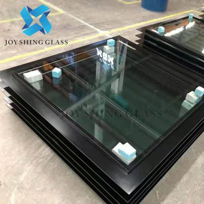 China Double Insulated Glass 6+12A+6mm Low-E Insulating Glass Curtain Wall for sale