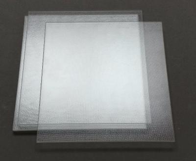 China 3.2mm Low Iron Patterned Toughened Glass Clear Tempered Solar Glass Panel for sale