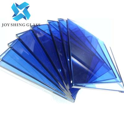 China Ford Blue Float Glass 3660*2134mm Colored Tempered Tinted Float Glass Plate for sale