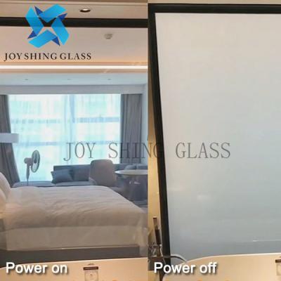 China Switchable Smart Glass Doors Windows , Smart Dimming Glass for sale