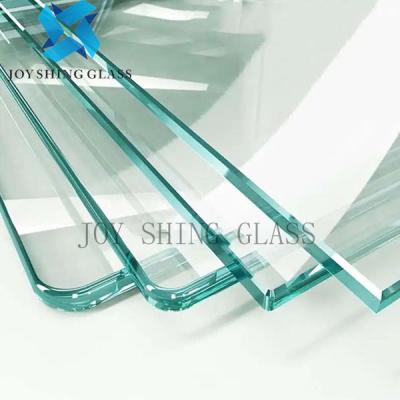 China Super White Low-E Float Glass 10mm 12mm 15mm Tempered Building Glass for sale