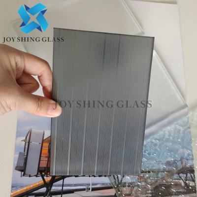 Κίνα Γκρίζο χαραγμένο οξύ γυαλί 3mm 19mm για το διακοσμητικό τοίχο χωρισμάτων γυαλιού προς πώληση