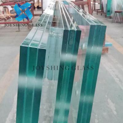 중국 극단적 명백한 SGP 라미네이트된 유리 6.76mm-100mm 안전성 라미네이트된 유리 시트 판매용