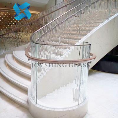 China Customized Curved Hot Melt Glass Pattern Shape Color Size Thickness for sale