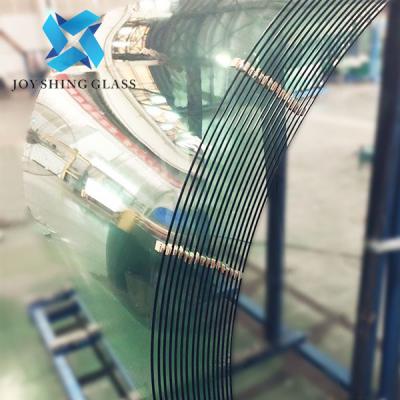 China Bend Tempered Glass 10mm Green Safety Toughened Glass for sale