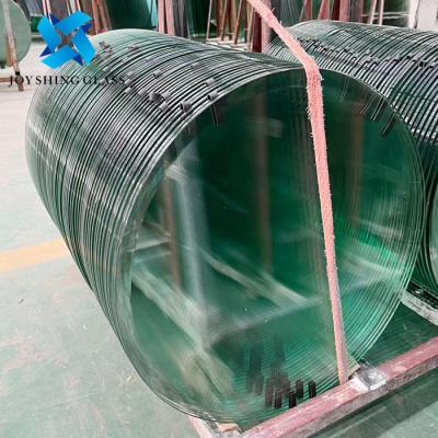 China Custom 3/8 Inch Round Green Toughened Glass 10mm Tempered Glass for sale