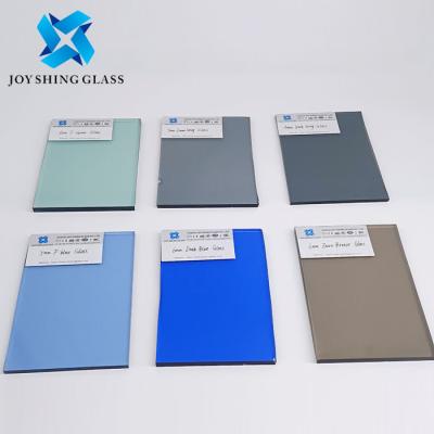 China 5mm Tinted Float Glass Ford Blue / Euro Grey / Ford Green / Bronze Tinted Glass for sale
