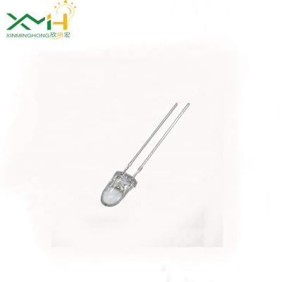 China 5mm bullet led diode water clear lens with long lead for sale