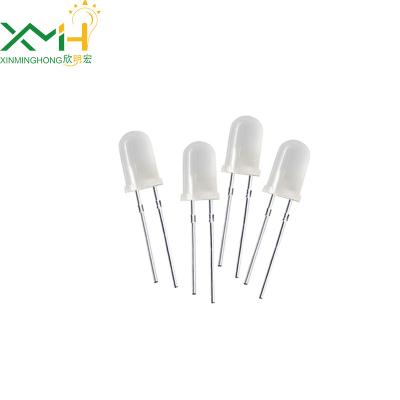 China 5mm Series Diffused Through Hole Led , Monochrome Yellow Light Short Pins Dip Led for sale