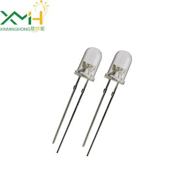 China 5mm Water Transparent Series Blue Light Diode 3000mcd 460-465nm for sale